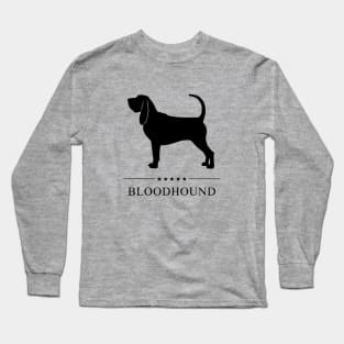 Bloodhound Black Silhouette Long Sleeve T-Shirt